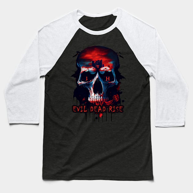 Evil Dead Rise Baseball T-Shirt by Pixy Official